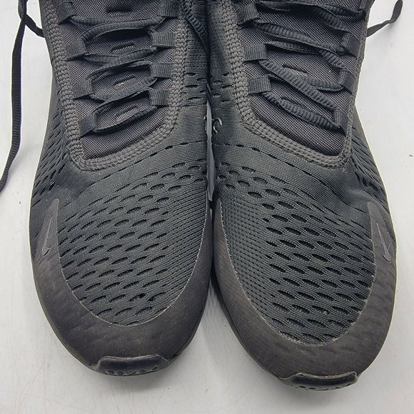 Nike Air Max 270 Mens 10.5 Triple Black Athletic Shoes Comfort Casual AH6789-006 main image 4